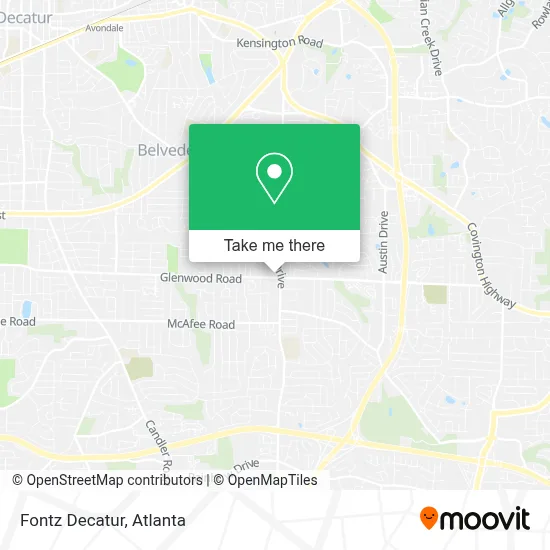 Fontz Decatur map