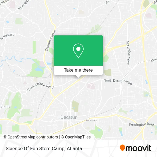 Science Of Fun Stem Camp map