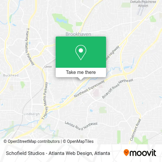 Schofield Studios - Atlanta Web Design map