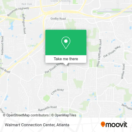 Walmart Connection Center map