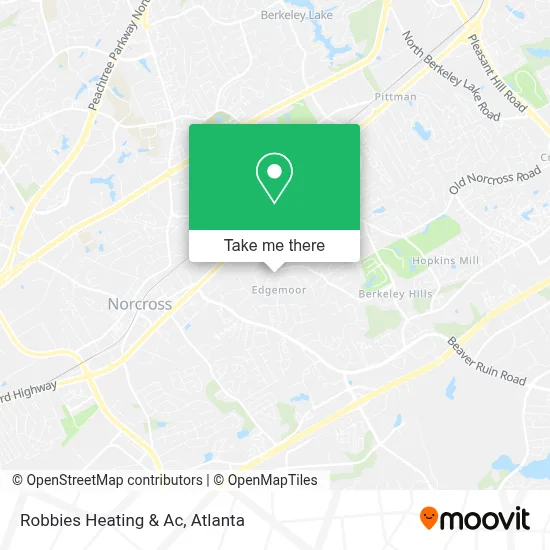 Robbies Heating & Ac map