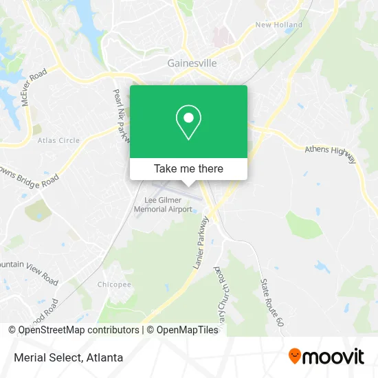 Merial Select map