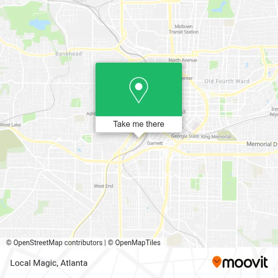 Local Magic map