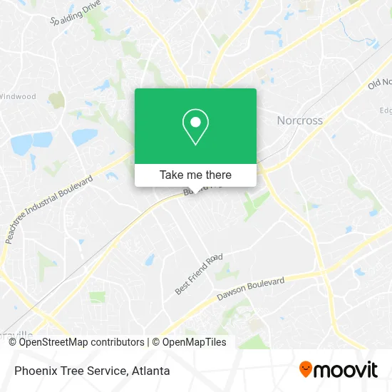 Phoenix Tree Service map