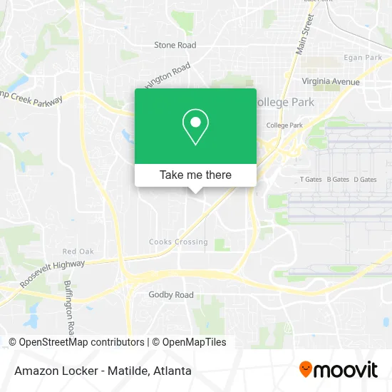 Amazon Locker - Matilde map