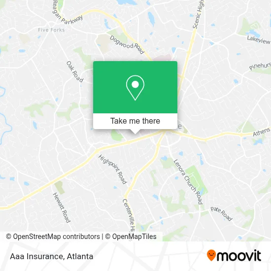 Aaa Insurance map