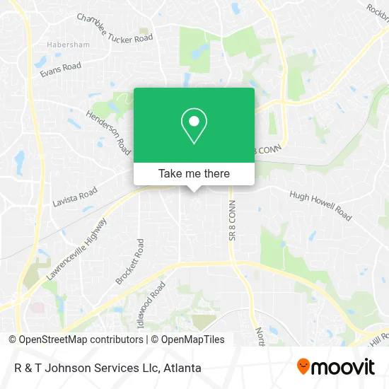R & T Johnson Services Llc map