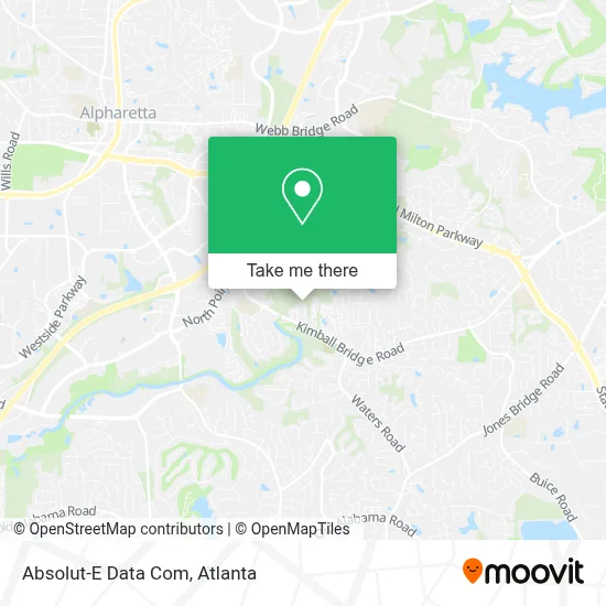 Absolut-E Data Com map