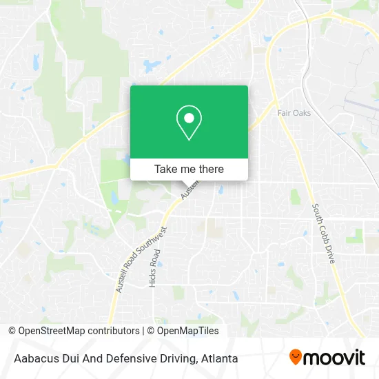 Aabacus Dui And Defensive Driving map