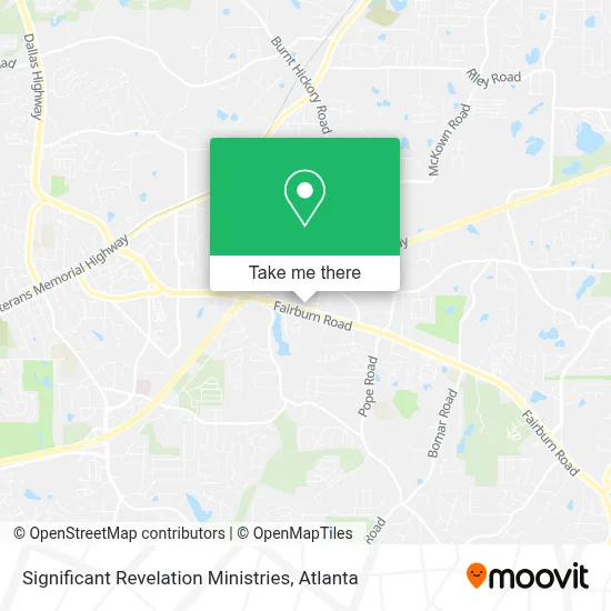 Significant Revelation Ministries map
