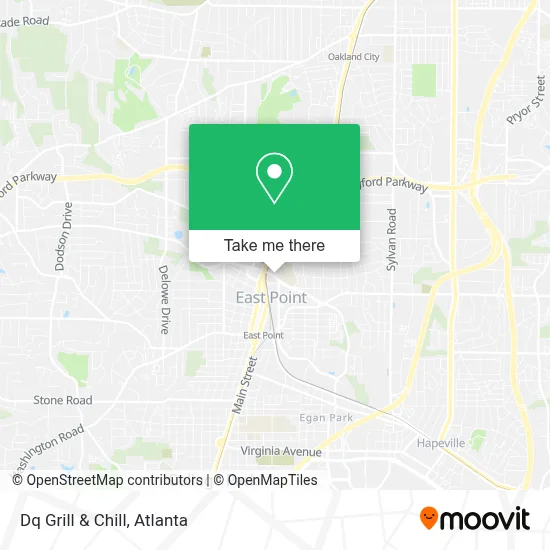 Dq Grill & Chill map