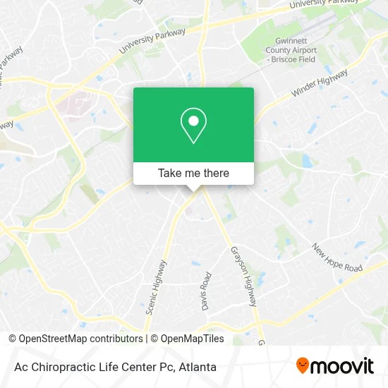 Ac Chiropractic Life Center Pc map