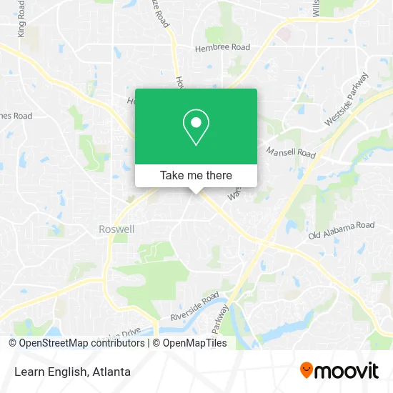 Learn English map