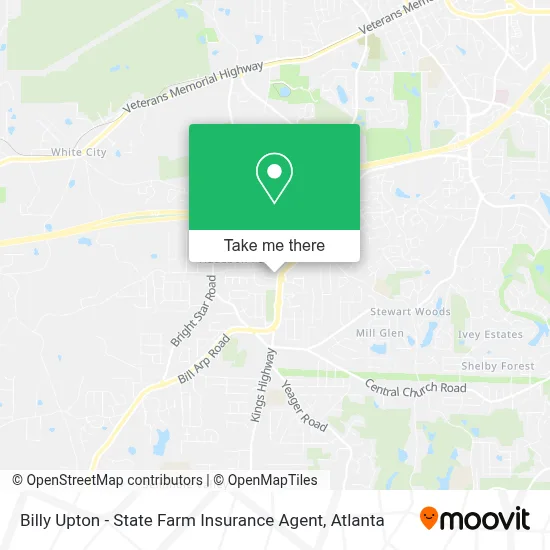 Billy Upton - State Farm Insurance Agent map