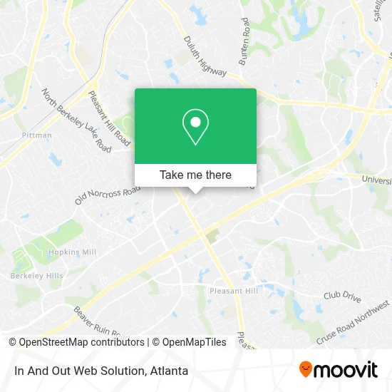 In And Out Web Solution map