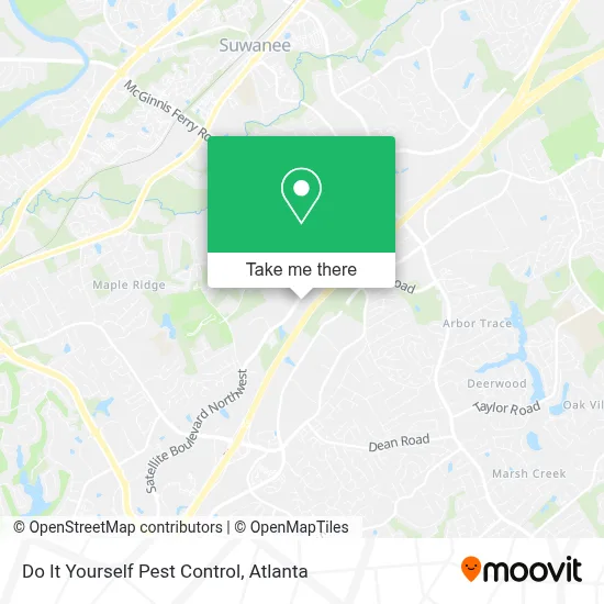 Do It Yourself Pest Control map