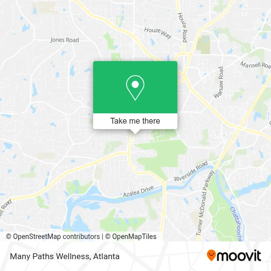 Many Paths Wellness map