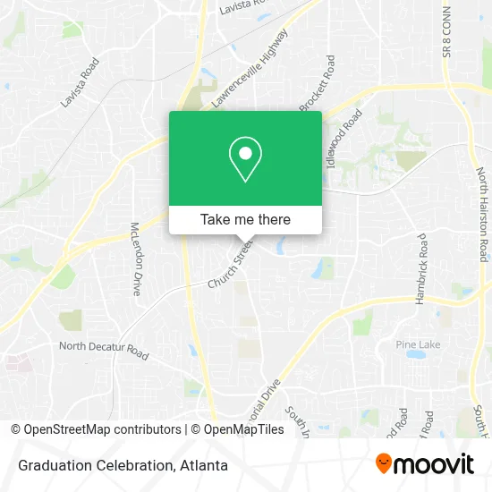Graduation Celebration map
