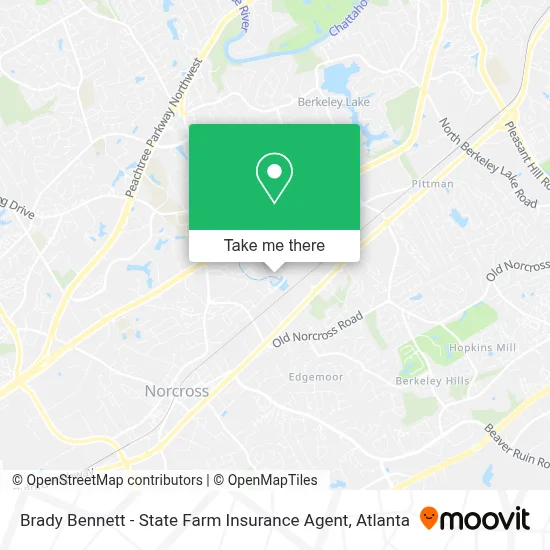 Brady Bennett - State Farm Insurance Agent map