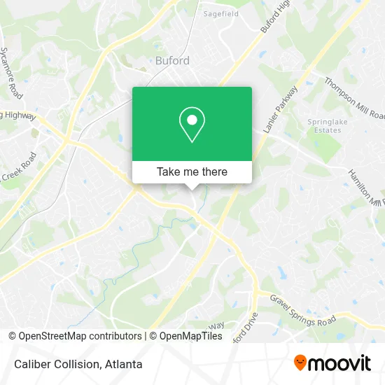 Caliber Collision map