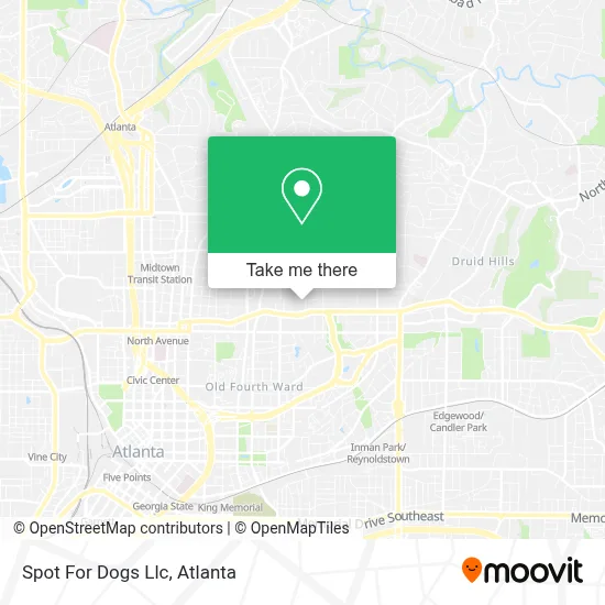 Spot For Dogs Llc map