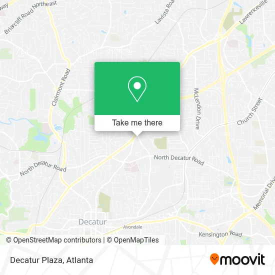 Decatur Plaza map