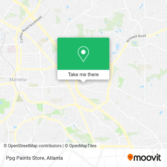 Ppg Paints Store map