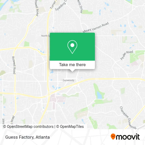 Guess Factory map