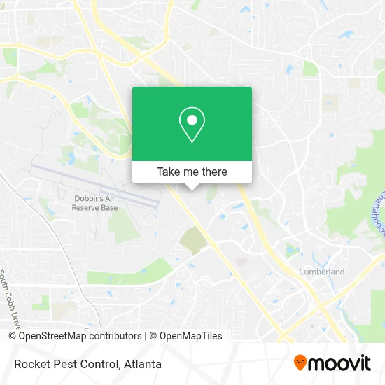 Rocket Pest Control map
