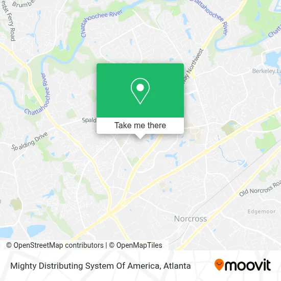 Mighty Distributing System Of America map