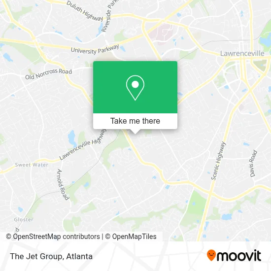 The Jet Group map