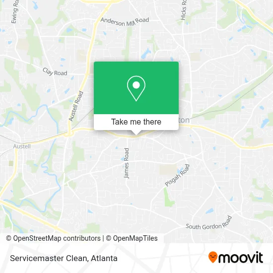 Servicemaster Clean map