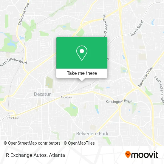 R Exchange Autos map
