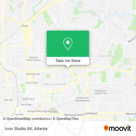 Icon Studio Atl map