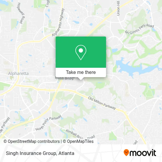 Singh Insurance Group map