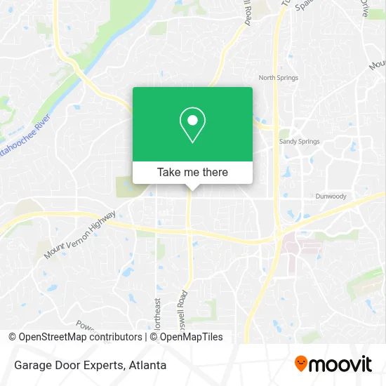 Garage Door Experts map