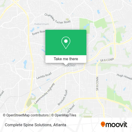 Complete Spine Solutions map