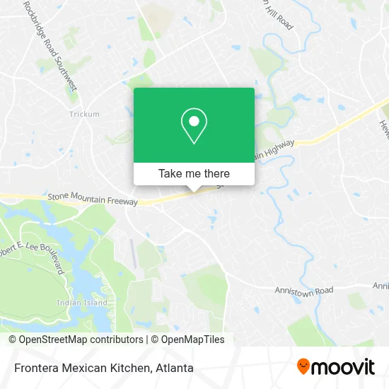 Frontera Mexican Kitchen map