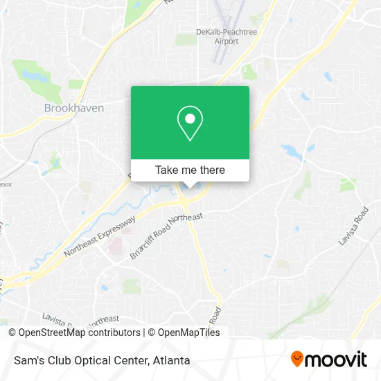 Sam's Club Optical Center map