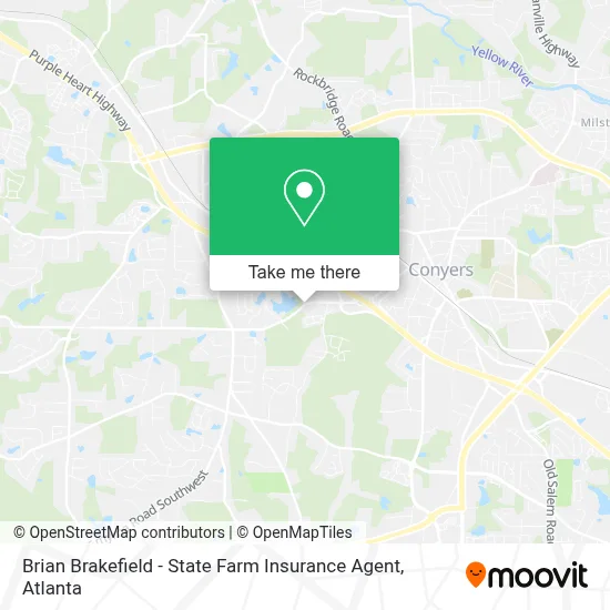 Brian Brakefield - State Farm Insurance Agent map