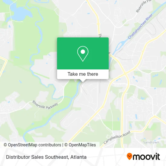 Distributor Sales Southeast map