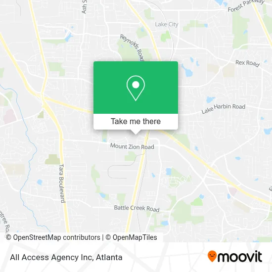 All Access Agency Inc map