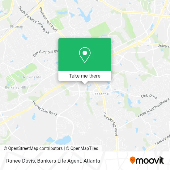 Ranee Davis, Bankers Life Agent map