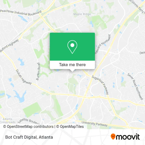 Bot Craft Digital map