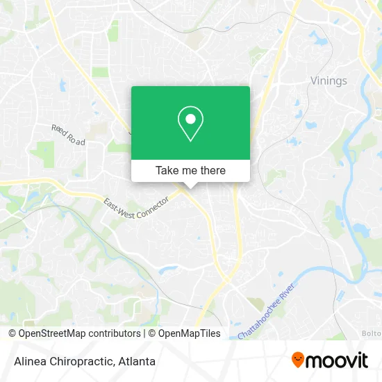 Alinea Chiropractic map