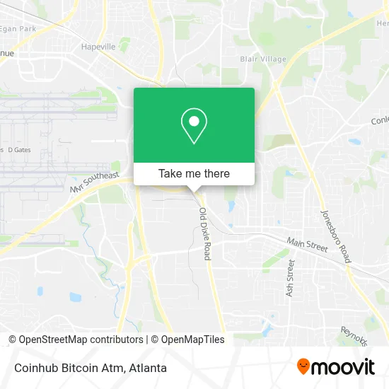 Coinhub Bitcoin Atm map