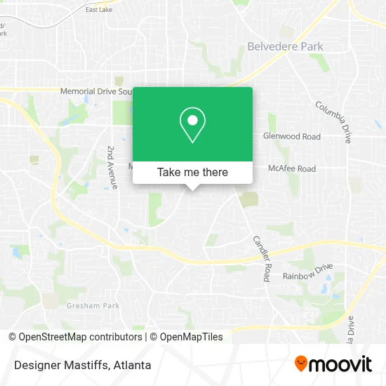 Designer Mastiffs map