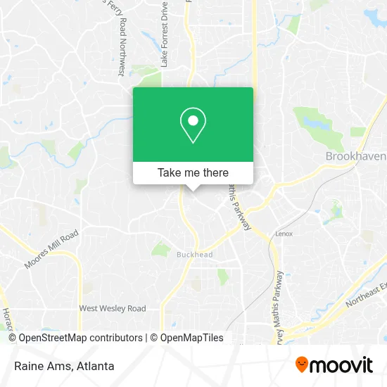 Raine Ams map