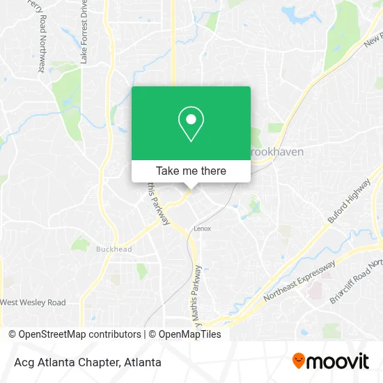 Acg Atlanta Chapter map