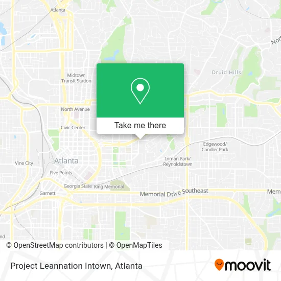 Project Leannation Intown map